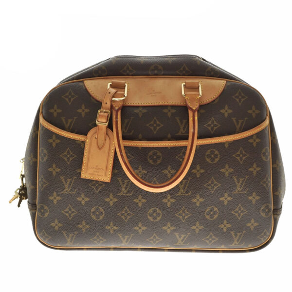 imgrc0081404661 Louis Vuitton Deauville Monogram Canvas Vanity Bag Brown