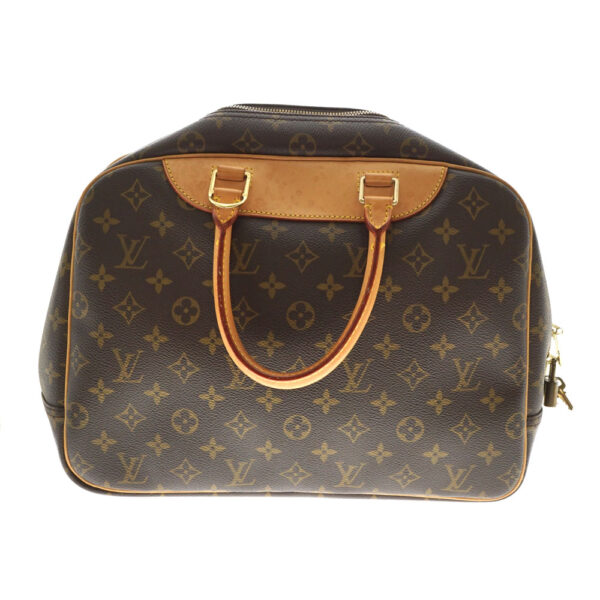 imgrc0081404662 Louis Vuitton Deauville Monogram Canvas Vanity Bag Brown