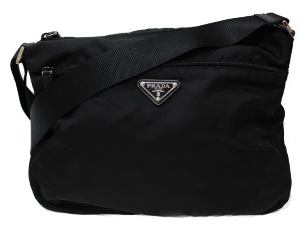 imgrc0081457013 Prada Shoulder Bag Nylon Black