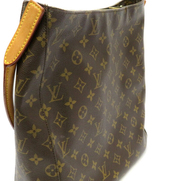 imgrc0081460626 Louis Vuitton Looping Handbag Monogram Canvas Brown