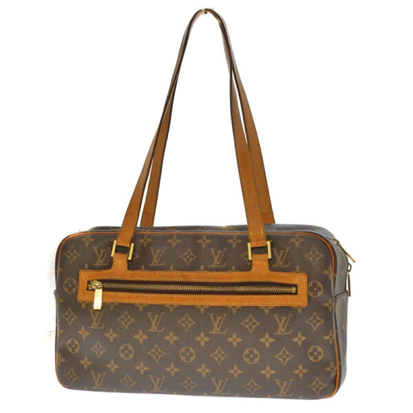 imgrc0081475567 Louis Vuitton Cite GM Monogram Canvas Tote Bag Brown