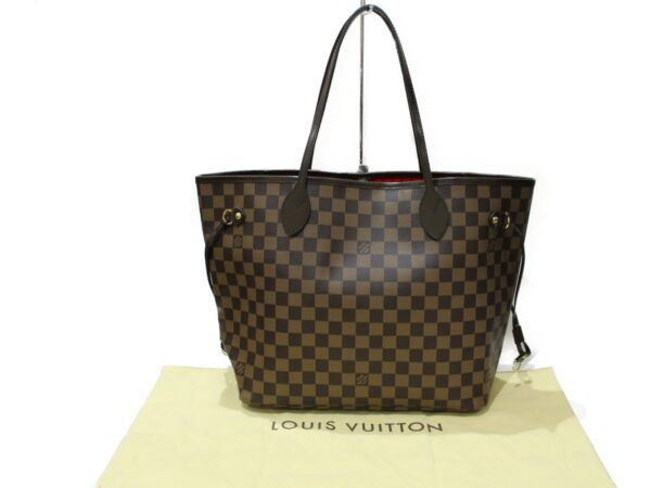 imgrc0081477246 Louis Vuitton Neverfull MM Damier Threes Red Tote Bag