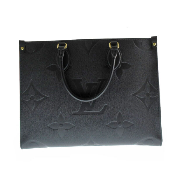 imgrc0081492212 Louis Vuitton On the Go MM Tote Bag Monogram Empreinte Cowhide Black