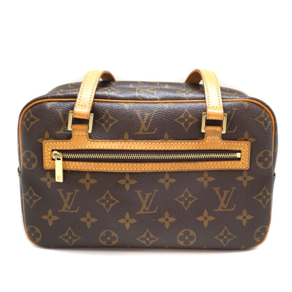 imgrc0081522429 Louis Vuitton Cite MM Monogram Canvas Tote Bag Brown