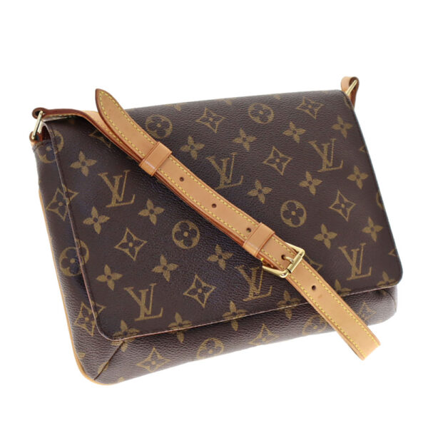 imgrc0081623290 Louis Vuitton Musette Tango Short Shoulder Bag Monogram Canvas Brown