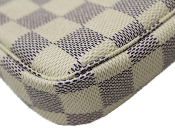 imgrc0081659864 Louis Vuitton Mini Pochette Accessoire Damier Azur Pouch