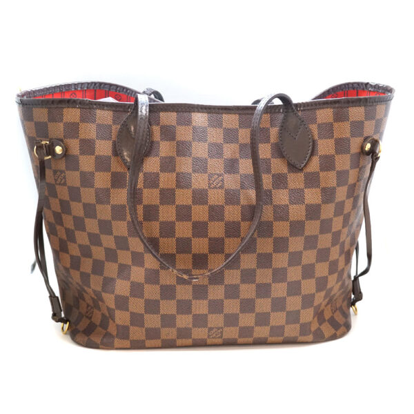 imgrc0081660508 Louis Vuitton Neverfull MM Damier Canvas Tote Bag Brown