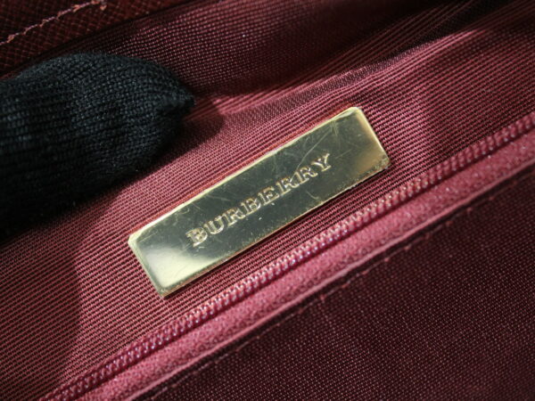 imgrc0081664795 Burberry Canvas Leather Handbag Beige Red