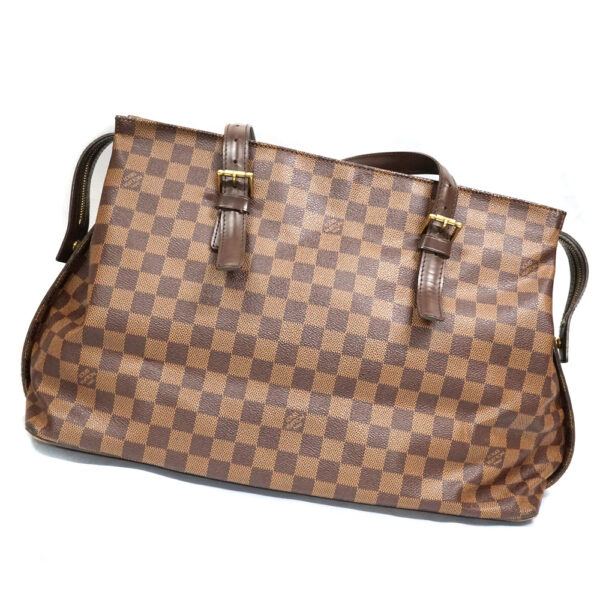 imgrc0081667113 Louis Vuitton Chelsea Damier Ebene Tote Bag Brown