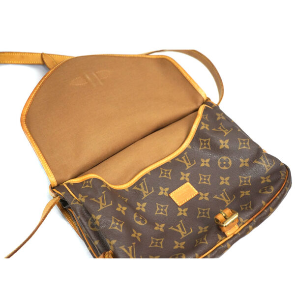 imgrc0081670324 Louis Vuitton Saumur 30 Monogram Canvas Crossbody Bag Brown