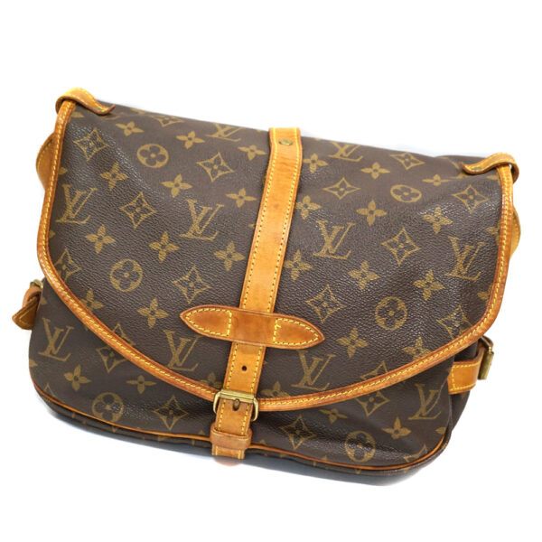 imgrc0081670329 Louis Vuitton Saumur 30 Monogram Canvas Crossbody Bag Brown