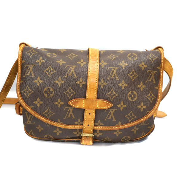 imgrc0081670331 Louis Vuitton Saumur 30 Monogram Canvas Crossbody Bag Brown