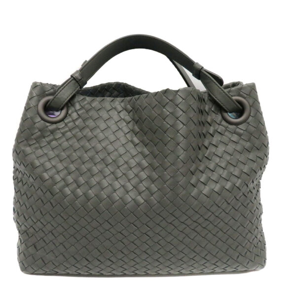 imgrc0081671914 Bottega Veneta Handbag Leather Gray Intrecciato