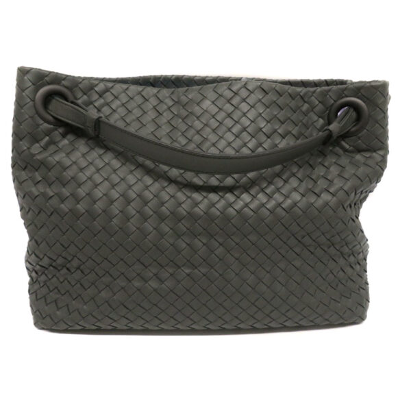 imgrc0081671918 Bottega Veneta Handbag Leather Gray Intrecciato