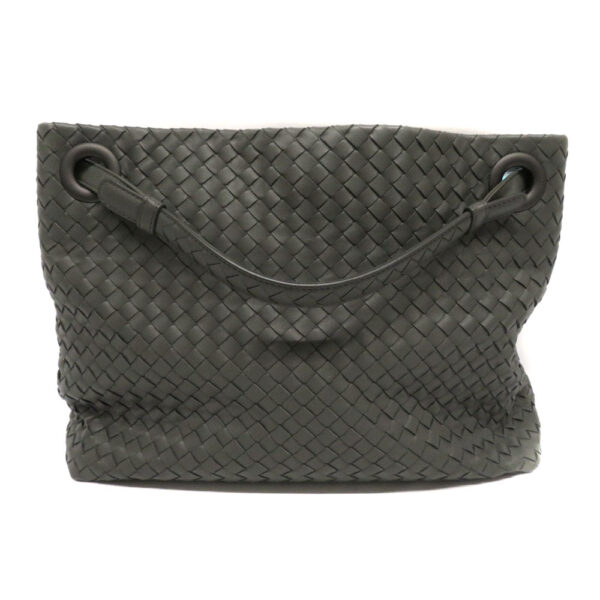 imgrc0081671920 Bottega Veneta Handbag Leather Gray Intrecciato