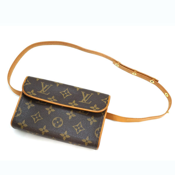 imgrc0081681453 Louis Vuitton Pochette Florentine Monogram Canvas Pouch Brown