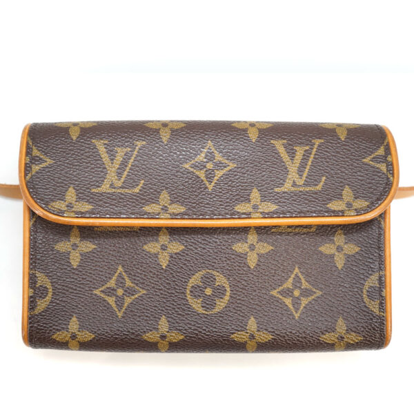 imgrc0081681454 Louis Vuitton Pochette Florentine Monogram Canvas Pouch Brown