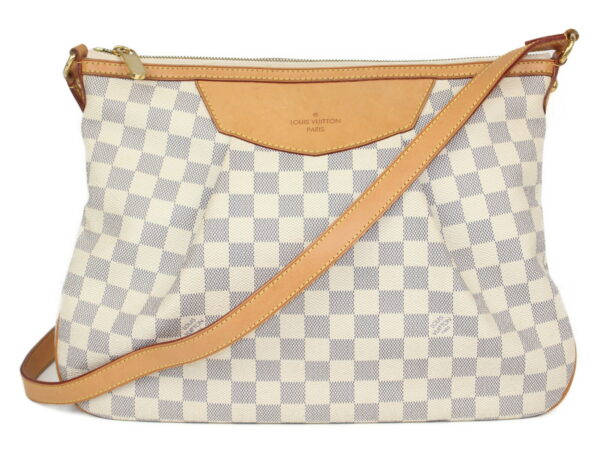 imgrc0081684485 Louis Vuitton Syracuse MM Damier Azur Shoulder Bag White Gray