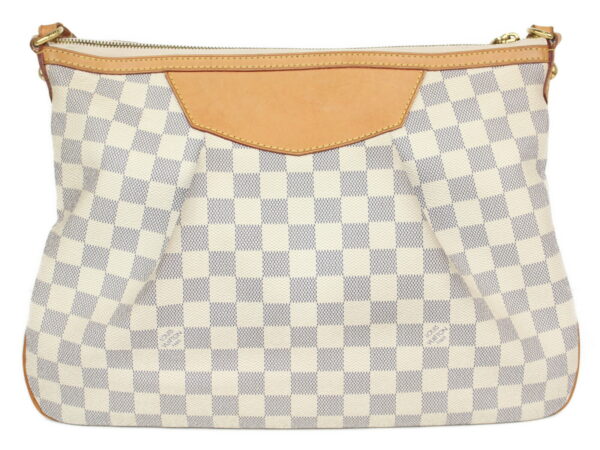 imgrc0081684487 Louis Vuitton Syracuse MM Damier Azur Shoulder Bag White Gray