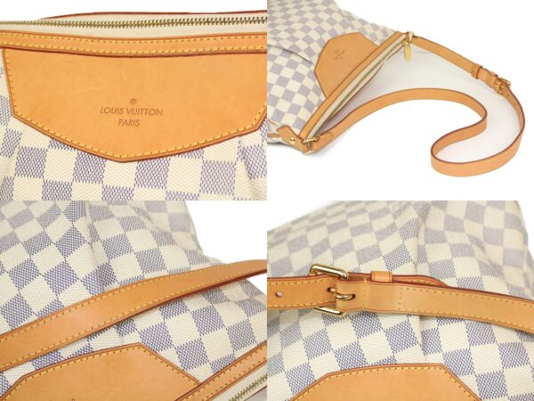 imgrc0081684494 Louis Vuitton Syracuse MM Damier Azur Shoulder Bag White Gray