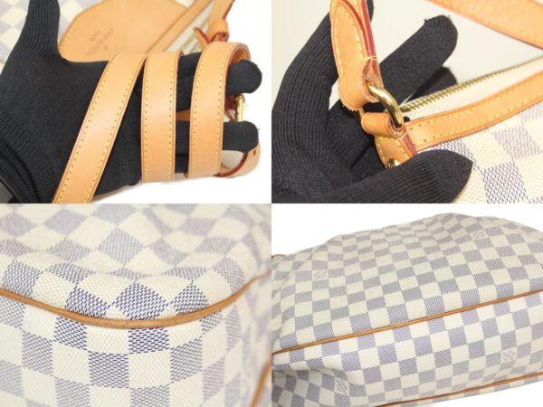 imgrc0081684495 Louis Vuitton Syracuse MM Damier Azur Shoulder Bag White Gray