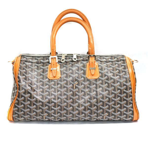 imgrc0081685160 Goyard Croisjour 35 Bag Canvas Herringbone Brown