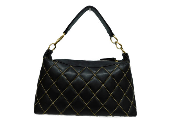 imgrc0081731985 Chanel Cocomark Wild Stitch Handbag Black