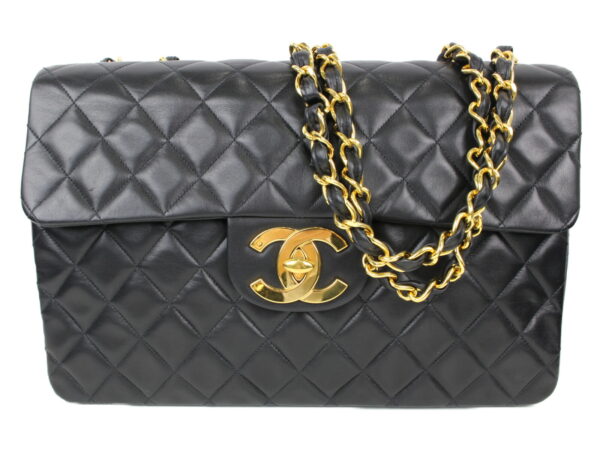 imgrc0081775910 Chanel Matelasse 34 Chain Shoulder Bag Black