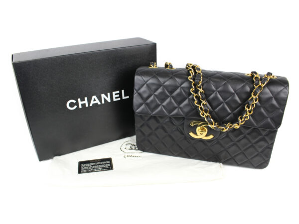 imgrc0081775936 Chanel Matelasse 34 Chain Shoulder Bag Black