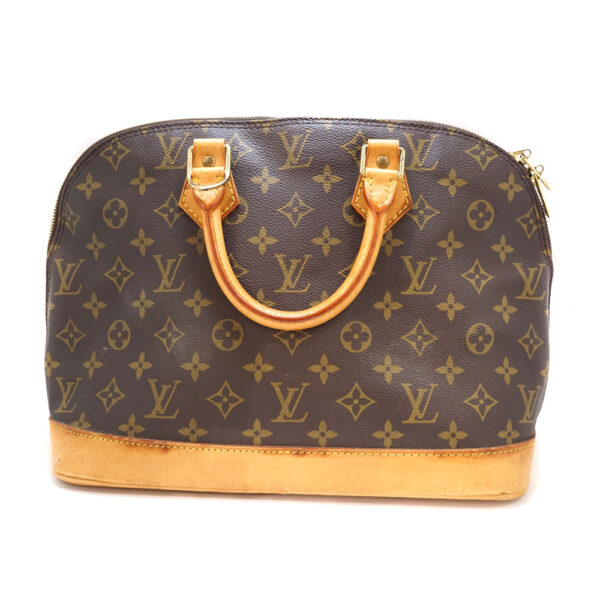 imgrc0081804714 Louis Vuitton Alma Monogram Canvas Handbag Brown