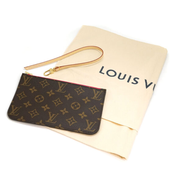 imgrc0081847665 Louis Vuitton Neverfull PM Monogram Canvas Tote Bag Brown Pink