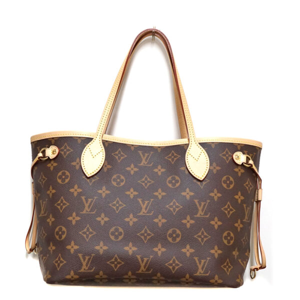 imgrc0081847666 Louis Vuitton Neverfull PM Monogram Canvas Tote Bag Brown Pink