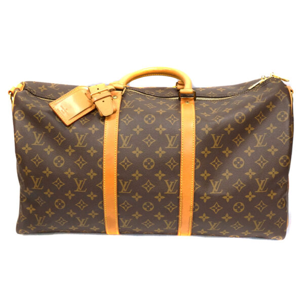 imgrc0081866293 Louis Vuitton Keepall Bandouliere 50 Monogram Canvas Bag Brown