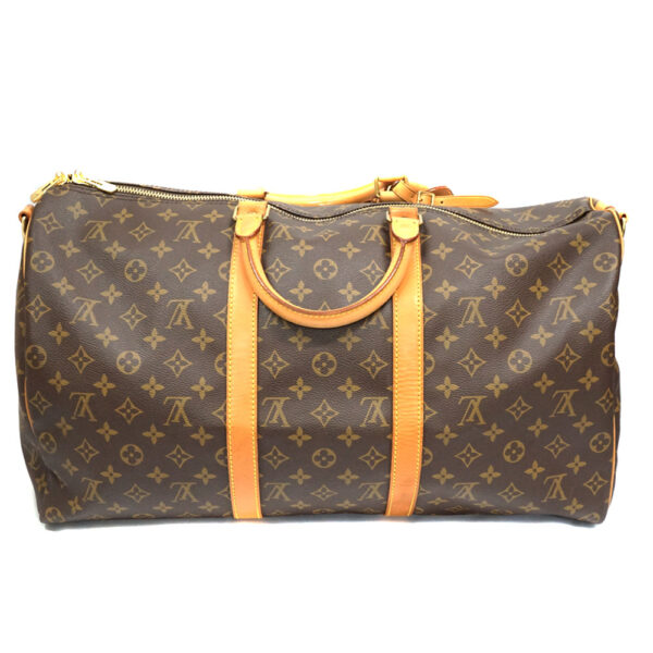 imgrc0081866294 Louis Vuitton Keepall Bandouliere 50 Monogram Canvas Bag Brown