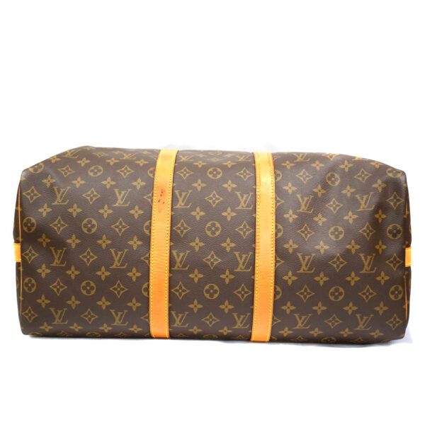 imgrc0081866296 Louis Vuitton Keepall Bandouliere 50 Monogram Canvas Bag Brown