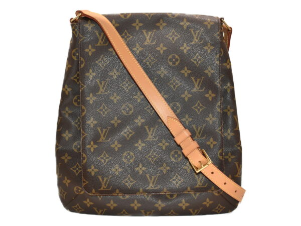 imgrc0081880104 Louis Vuitton Musette Monogram Canvas Shoulder Bag Brown