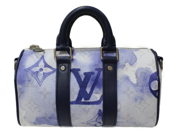 imgrc0081888082 Louis Vuitton Keepall XS Canvas Bag Blue White