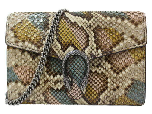 imgrc0081927766 Gucci Dionysus Python Leather Shoulder Bag Brown