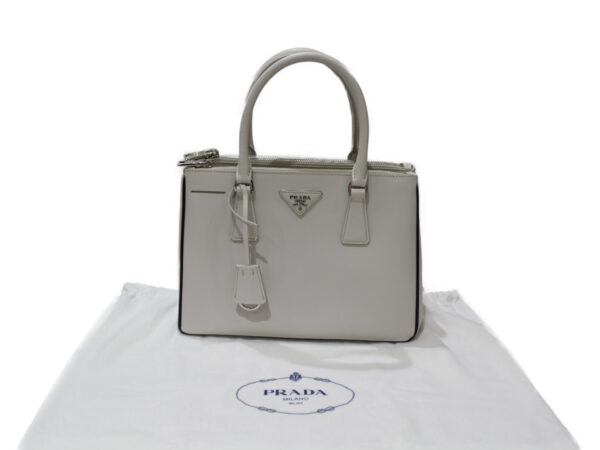 imgrc0082071454 Prada Galleria Leather Handbag White