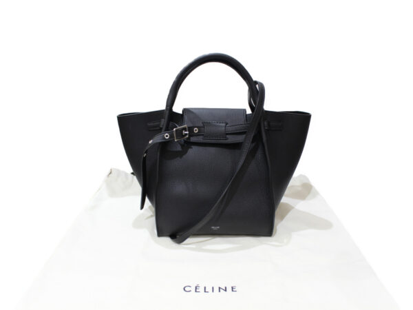 imgrc0082071542 Celine Big Bag Small Leather Handbag Shoulder Bag Black