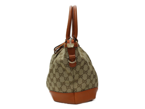 imgrc0082071800 Gucci 2WAY GG Canvas Leather Shoulder Bag Beige Orange