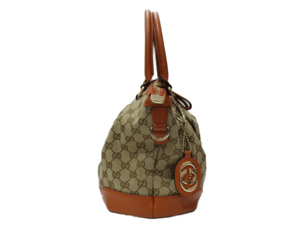 imgrc0082071801 Gucci 2WAY GG Canvas Leather Shoulder Bag Beige Orange