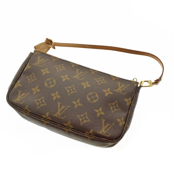 imgrc0082098378 Louis Vuitton Pochette Accessories Pouch Canvas Brown