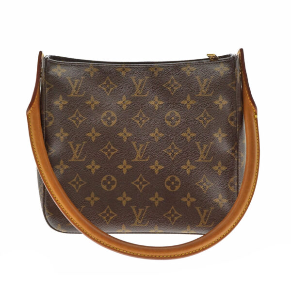 imgrc0082105245 Louis Vuitton Looping MM Shoulder Bag Canvas Brown