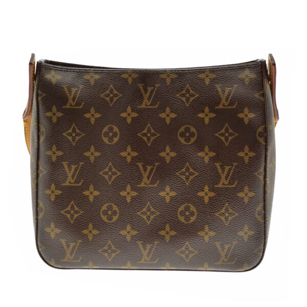 imgrc0082105246 Louis Vuitton Looping MM Shoulder Bag Canvas Brown