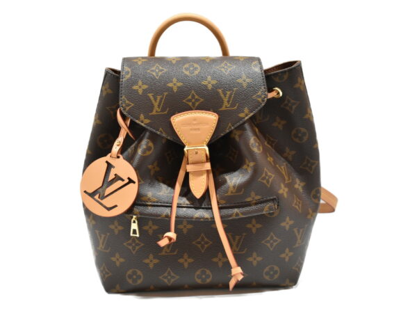 imgrc0082273809 Louis Vuitton Montsouris NM PM Monogram Canvas Backpack Brown