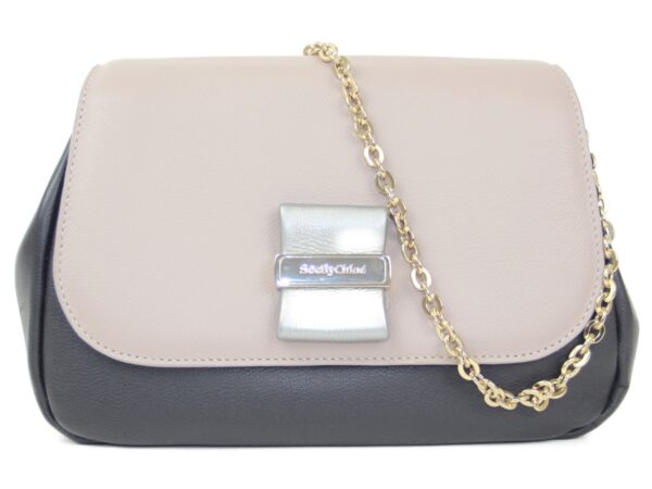 imgrc0082330237 See By Chloe Chain Shoulder Bag Leather Black Beige