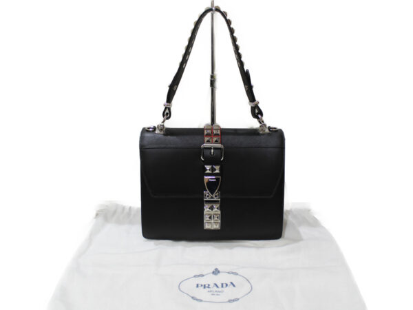 imgrc0082369682 Prada 2WAY Bag Leather Black