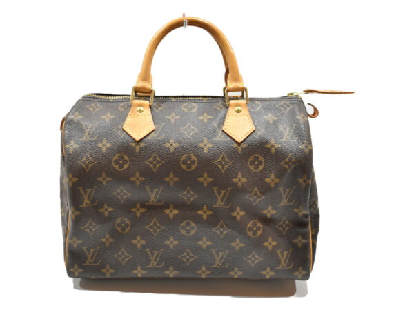 imgrc0082373059 Louis Vuitton Speedy 30 Monogram Canvas Handbag Brown