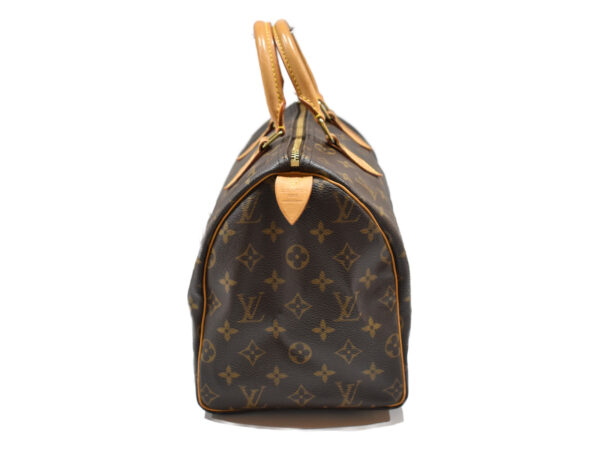 imgrc0082373060 Louis Vuitton Speedy 30 Monogram Canvas Handbag Brown